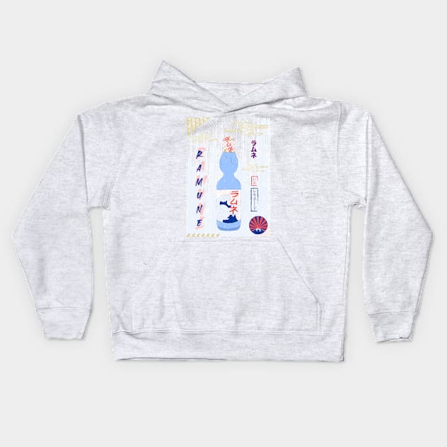 Ramune Kids Hoodie by Wimido